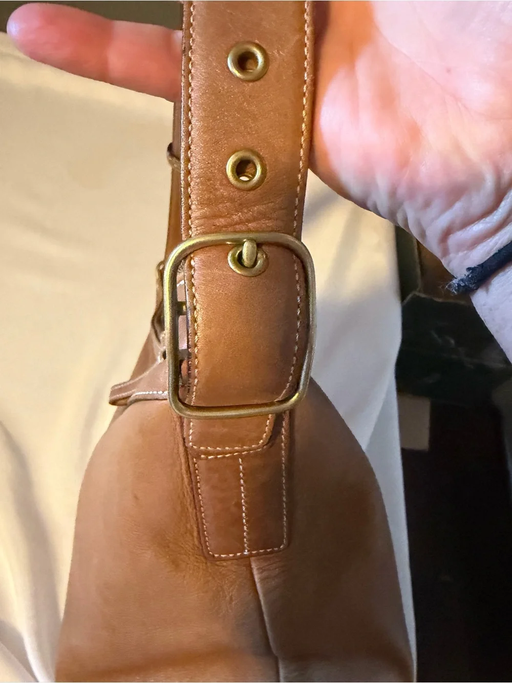 Vintage Coach Legacy Leather Slim Hobo Shoulder Bag 9325